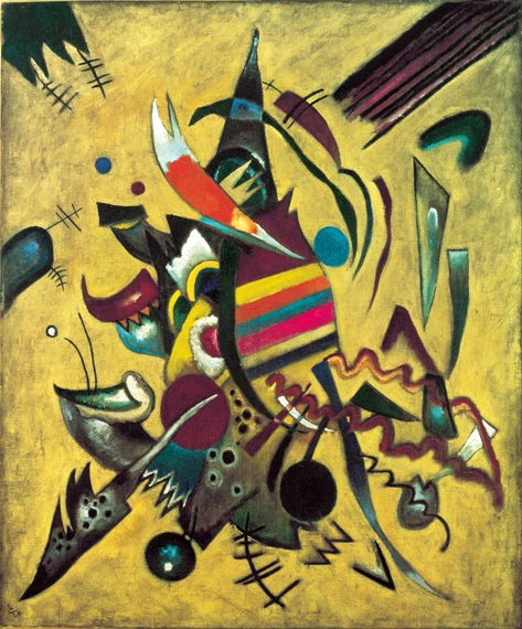 Points by Wassily Kandinsky, oil painting reproduction on canvas Points by Wassily Kandinsky