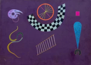 Ribbon With Squares (Ruban Aux Carrés) by Wassily Kandinsky