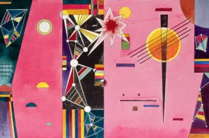Rosa Rot by Wassily Kandinsky