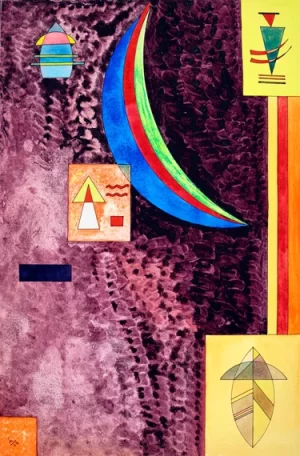 Scharf (Sharp) by Wassily Kandinsky