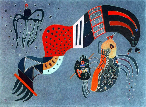 Tempered Elan by Wassily Kandinsky
