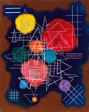 Veiled Glow by Wassily Kandinsky