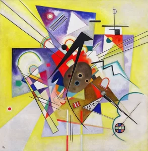 Yellow Accompaniment (Gelbe Begleitung) by Wassily Kandinsky