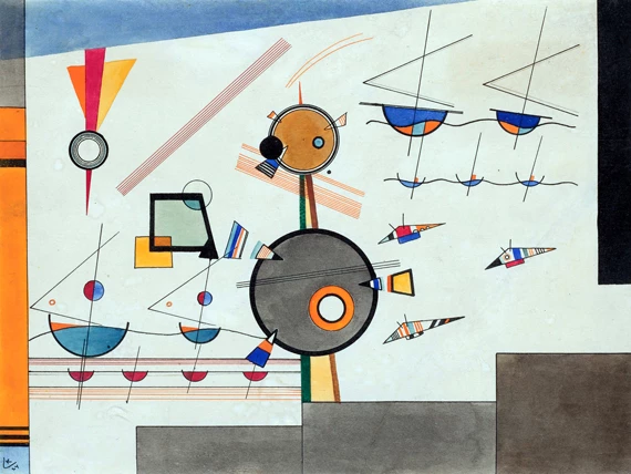 Schweben (Floating) by Wassily Kandinsky