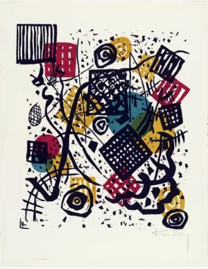 Small Worlds V by Wassily Kandinsky