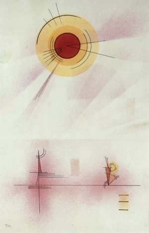 Strahlen by Wassily Kandinsky