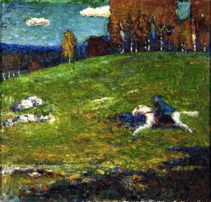 Der Blaue Reiter (The Blue Rider) by Wassily Kandinsky Der Blaue Reiter (The Blue Rider) by Wassily Kandinsky