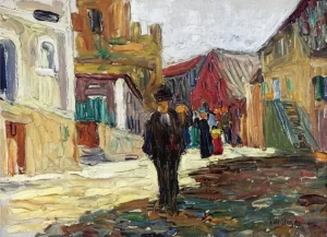 Kallmünz - Vilsgasse II by Wassily Kandinsky