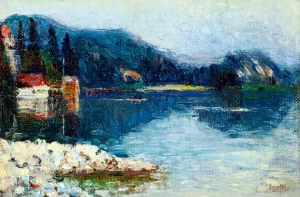 Kochel-See, Nebel (Kochel-Lake, Fog) by Wassily Kandinsky Kochel-See, Nebel (Kochel-Lake, Fog) by Wassily Kandinsky