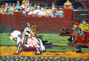 Kreuzfahrer (Crusaders) by Wassily Kandinsky