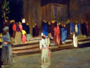 Park Von St. Cloud -Eingang (Park Of St. Cloud -Entrance) by Wassily Kandinsky