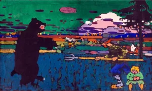 Der Bär (The Bear) by Wassily Kandinsky Der Bär (The Bear) by Wassily Kandinsky