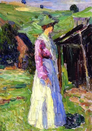 Kochel - Gabriele Munter by Wassily Kandinsky