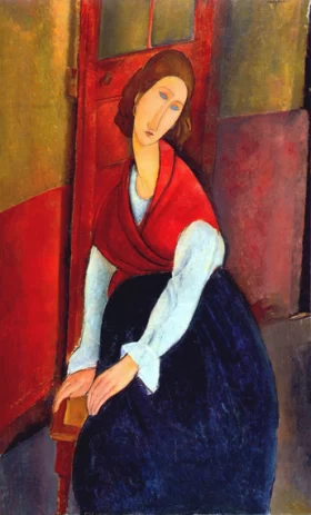 Portrait of Jeanne Hébuterne by Amedeo Modigliani Portrait of Jeanne Hébuterne by Amedeo Modigliani