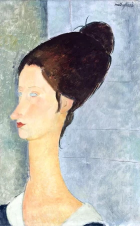 Portrait De Jeanne Hébuterne 1918 by Amedeo Modigliani Portrait De Jeanne Hébuterne 1918 by Amedeo Modigliani