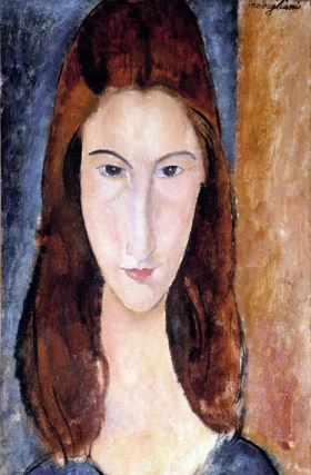 Portrait of Jeanne Hebuterne by Amedeo Modigliani Portrait of Jeanne Hebuterne by Amedeo Modigliani
