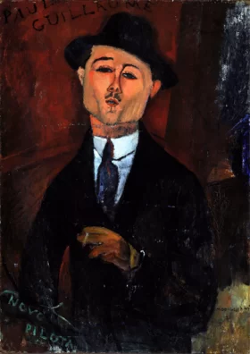 Paul Guillaume, Novo Pilota 1915 by Amedeo Modigliani Paul Guillaume, Novo Pilota 1915 by Amedeo Modigliani