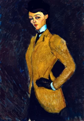 L'amazone 1909 by Amedeo Modigliani