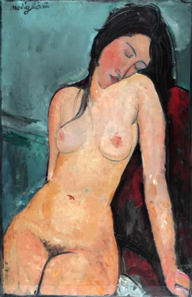Female nude 1916 by Amedeo Modigliani