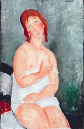 Young woman in a Shirt, 1918 by Amedeo Modigliani
