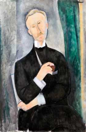 Portrait De Roger Dutilleul 1919 by Amedeo Modigliani
