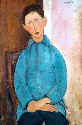 Boy with Blue Jacket 1918 by Amedeo Modigliani Boy with Blue Jacket 1918 by Amedeo Modigliani