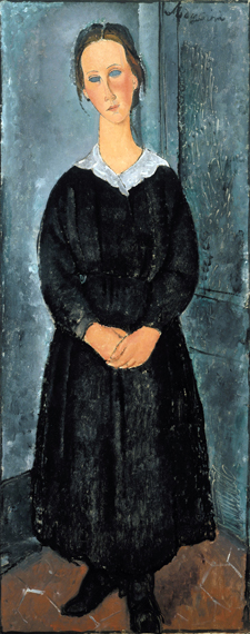 La Jeune Bonne 1918 by Amedeo Modigliani La Jeune Bonne 1918 by Amedeo Modigliani