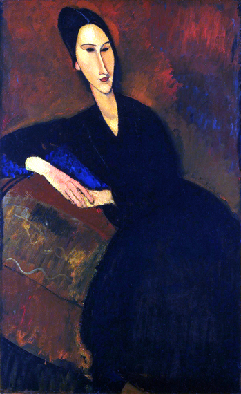 Anna Zborowska 1917 by Amedeo Modigliani, oil painting reproduction on canvas Anna Zborowska 1917 by Amedeo Modigliani