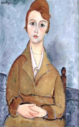 La Giovane Lolotte 1918. by Amedeo Modigliani La Giovane Lolotte 1918. by Amedeo Modigliani