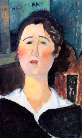 Minoutcha 1917 by Amedeo Modigliani Minoutcha 1917 by Amedeo Modigliani