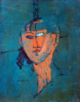 Tête Rouge 1915 by Amedeo Modigliani Tête Rouge 1915 by Amedeo Modigliani