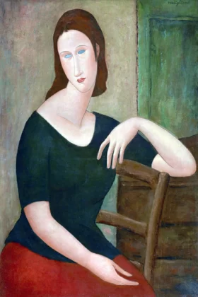 Portrait of Jeanne Hébuterne by Amedeo Modigliani Portrait of Jeanne Hébuterne by Amedeo Modigliani