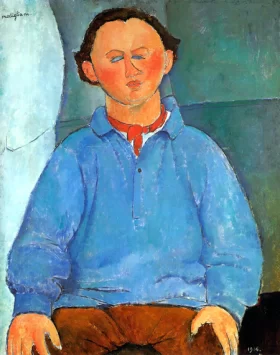 Portrait of Oscar Miestchaninoff 1916 by Amedeo Modigliani Portrait of Oscar Miestchaninoff 1916 by Amedeo Modigliani