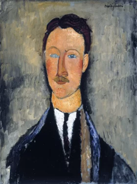 Portrait of the Artist Léopold Survage 1918 by Amedeo Modigliani Portrait of the Artist Léopold Survage 1918 by Amedeo Modigliani