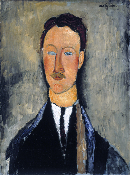 Portrait of the Artist Léopold Survage 1918 by Amedeo Modigliani