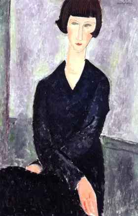 The Black Dress 1918 by Amedeo Modigliani The Black Dress 1918 by Amedeo Modigliani