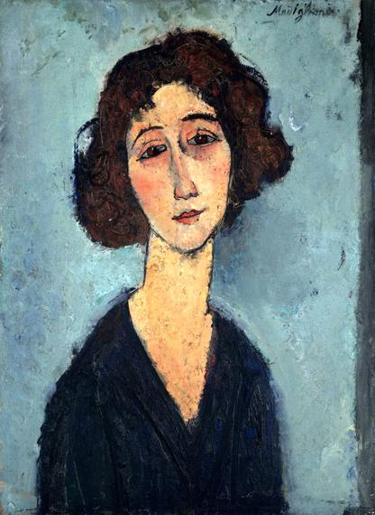 Young woman (Totote De La Gaîté) 1917 by Amedeo Modigliani