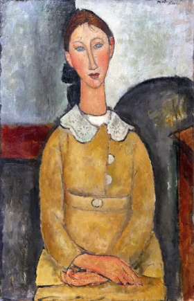 Young woman in Yellow 1917 by Amedeo Modigliani Young woman in Yellow 1917 by Amedeo Modigliani