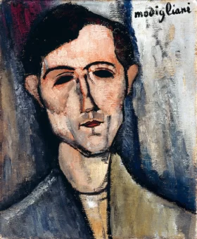 A Man 1916 by Amedeo Modigliani A Man 1916 by Amedeo Modigliani