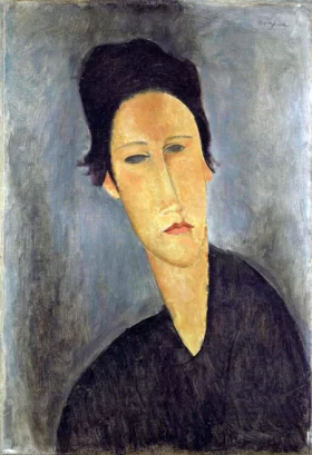 Head of a woman (Anna Zborowska) by Amedeo Modigliani