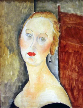 La Femme Blonde 1918 by Amedeo Modigliani