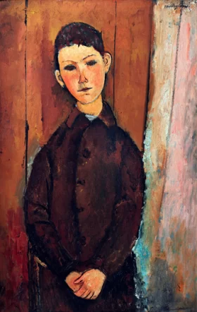 Jeune Homme Assis, Les Mains Croisées Sur Les Genoux 1918 by Amedeo Modigliani Jeune Homme Assis, Les Mains Croisées Sur Les Genoux 1918 by Amedeo Modigliani