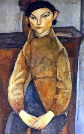 Young Gypsy 1909 by Amedeo Modigliani Young Gypsy 1909 by Amedeo Modigliani