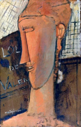 Lola De Valence 1915 by Amedeo Modigliani