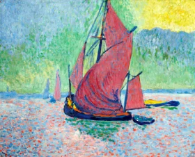 Les voiles rouges (The Red Sails) by André Derain