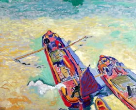Les Deux Péniches by André Derain