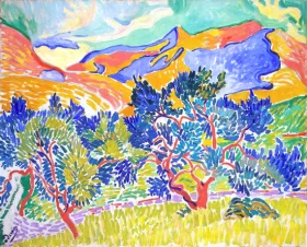 Mountains at Collioure by André Derain