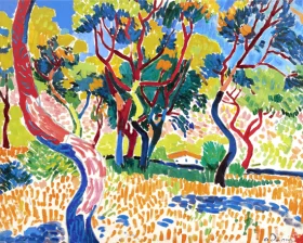 Arbres à Collioure by André Derain Arbres à Collioure by André Derain