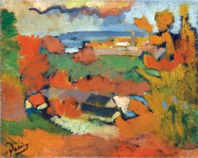 Village campagnard by André Derain