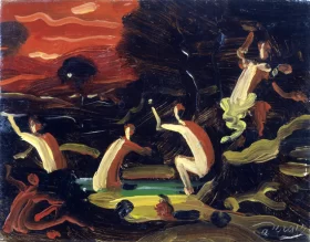 Nymphes se baignant by André Derain